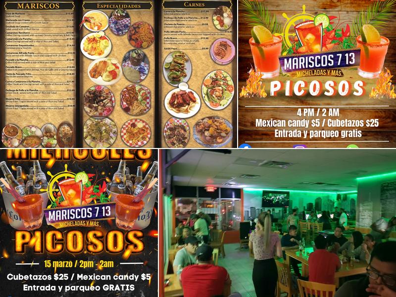 Mariscos 7 13 Menu