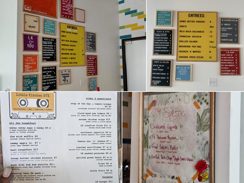 Little Kitchen HTX Menu