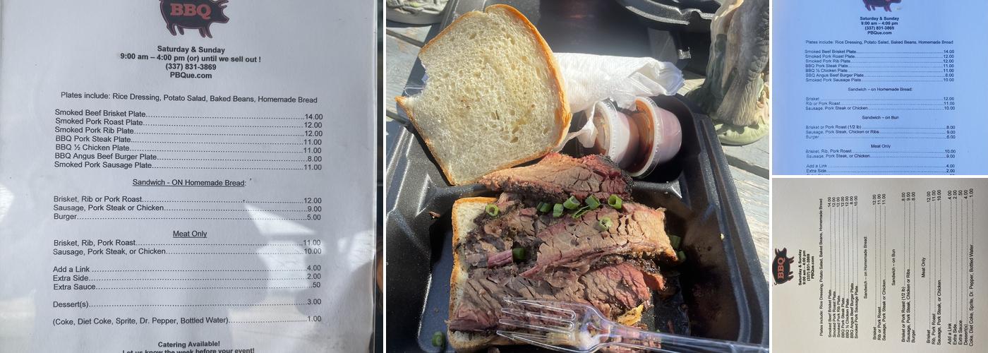 Point Blue BBQ Menu