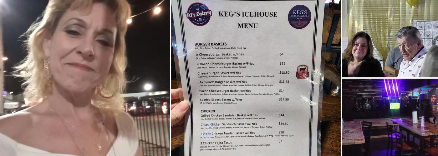 Keg’s Icehouse Menu