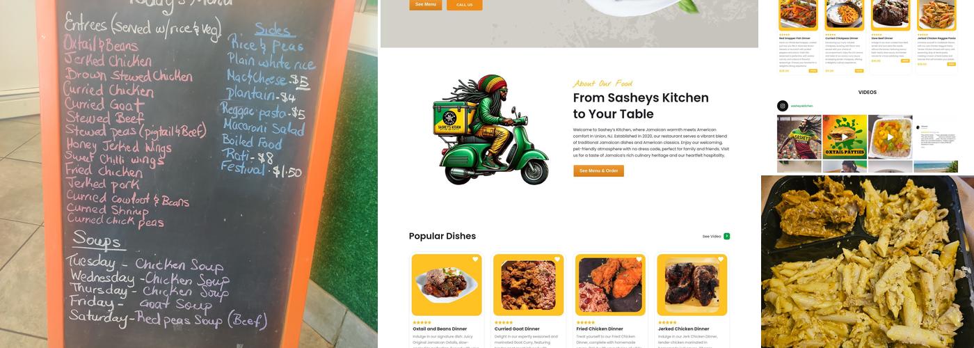 Sashey’s Kitchen Menu