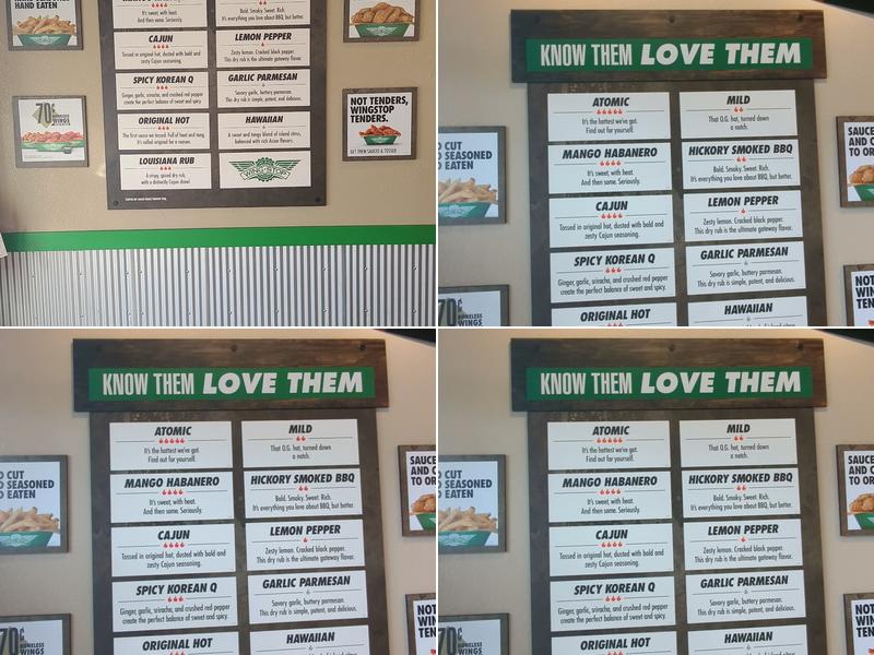 Wingstop Menu