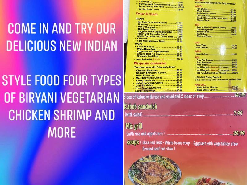Khan Murjan Menu