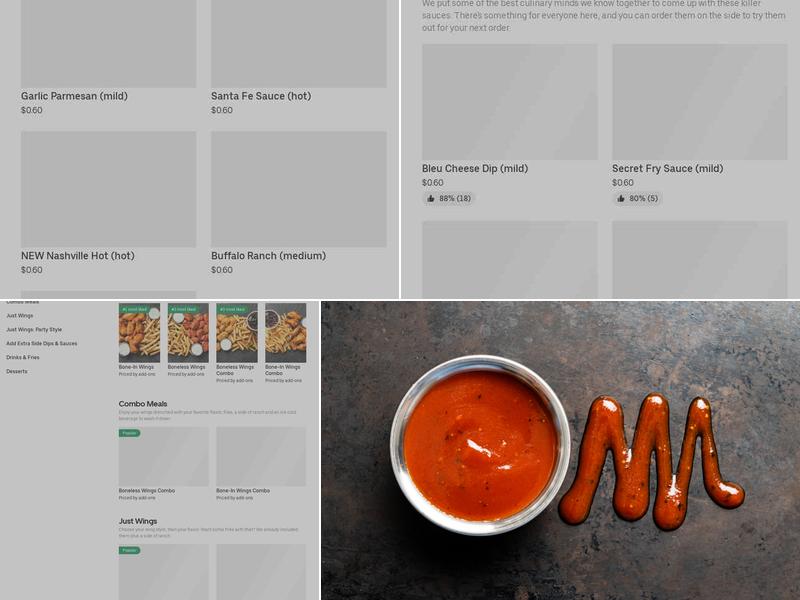 It's Just Wings Menu