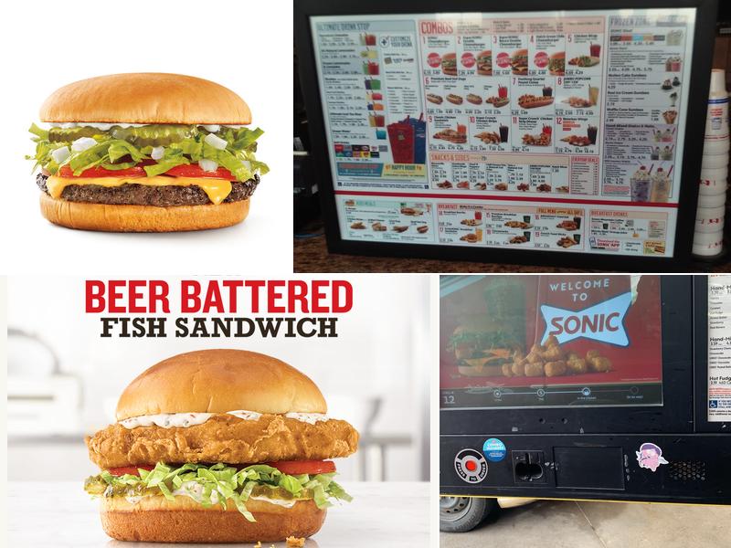 Sonic Drive-In Menu