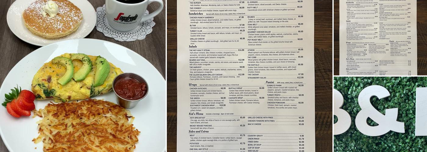 B&B Cafe Menu