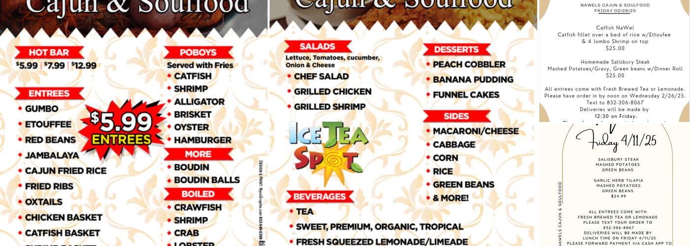 Ice Tea Spot Menu