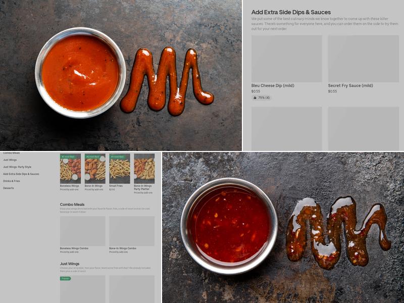 It's Just Wings Menu