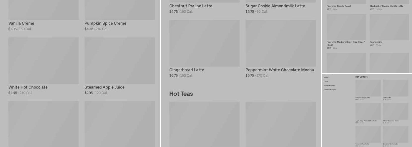 Starbucks Menu