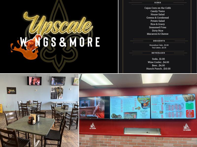 Upscale Wings & More Menu