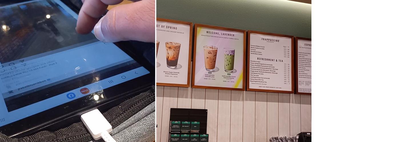 Starbucks Menu
