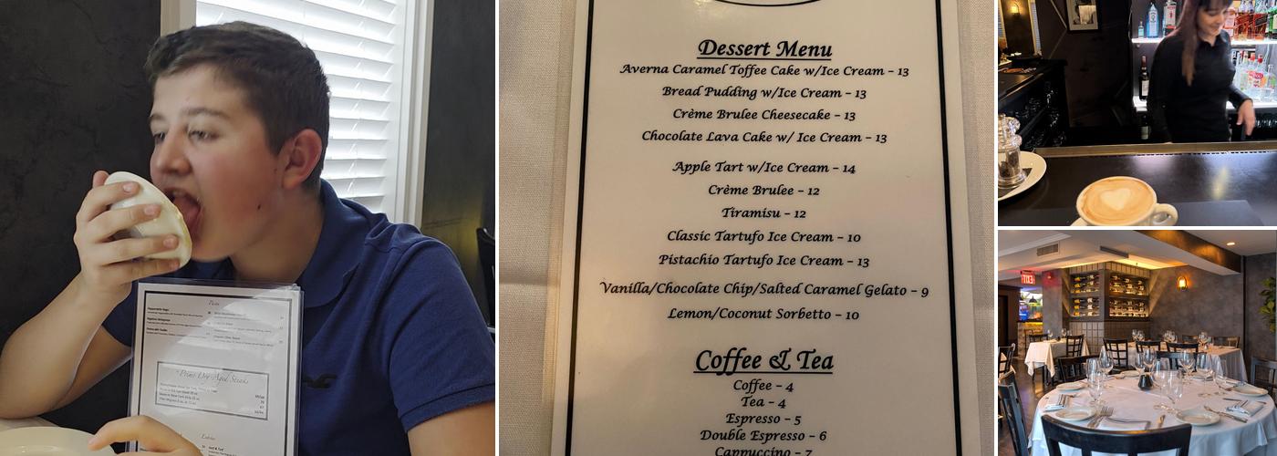 Averna Italian Steakhouse Menu