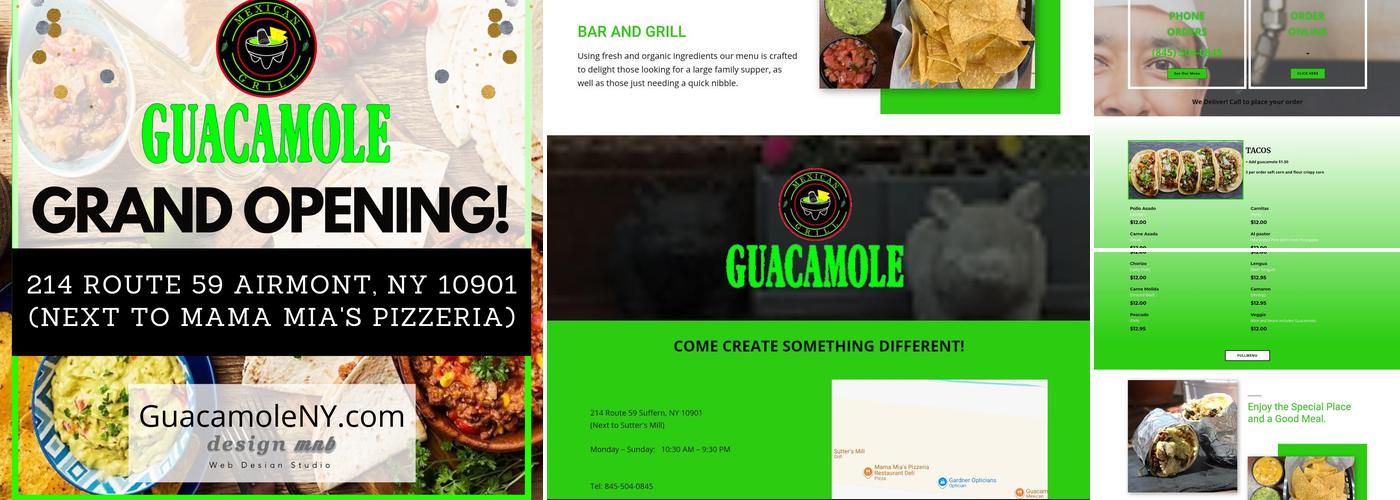 Guacamole Mexican Grill Menu