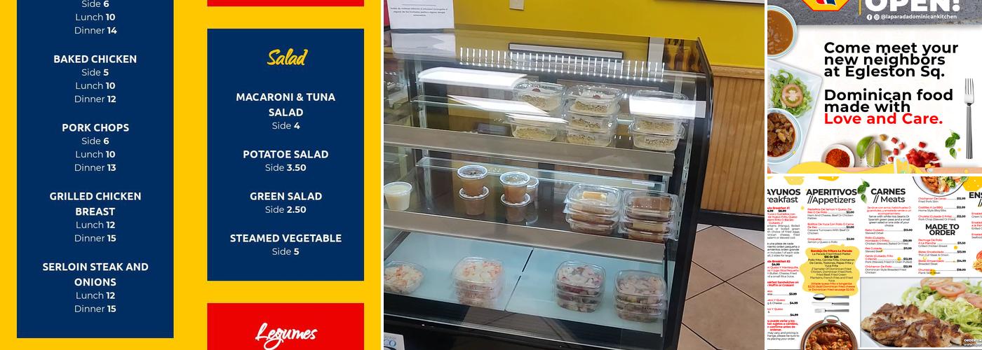 La Parada Dominican Kitchen Menu