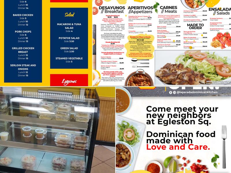 La Parada Dominican Kitchen Menu