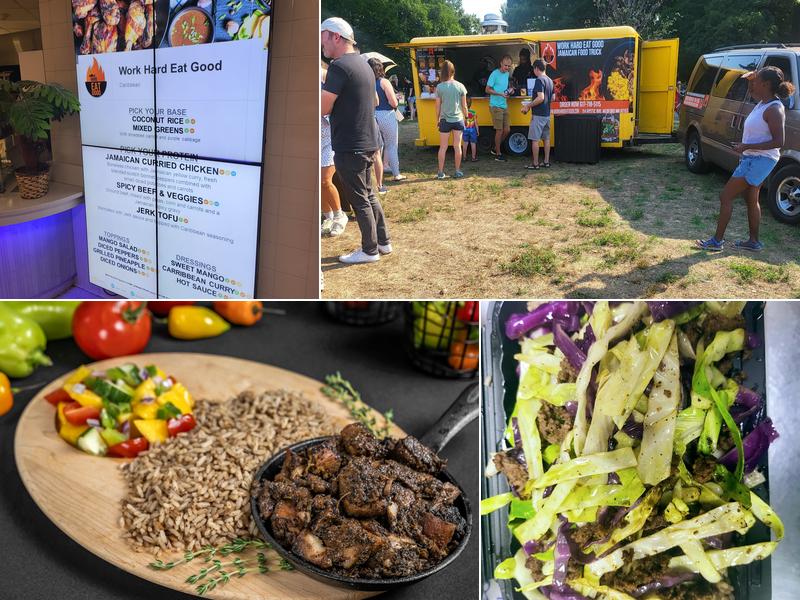 Work Hard Eat Good Jamaican Food Truck