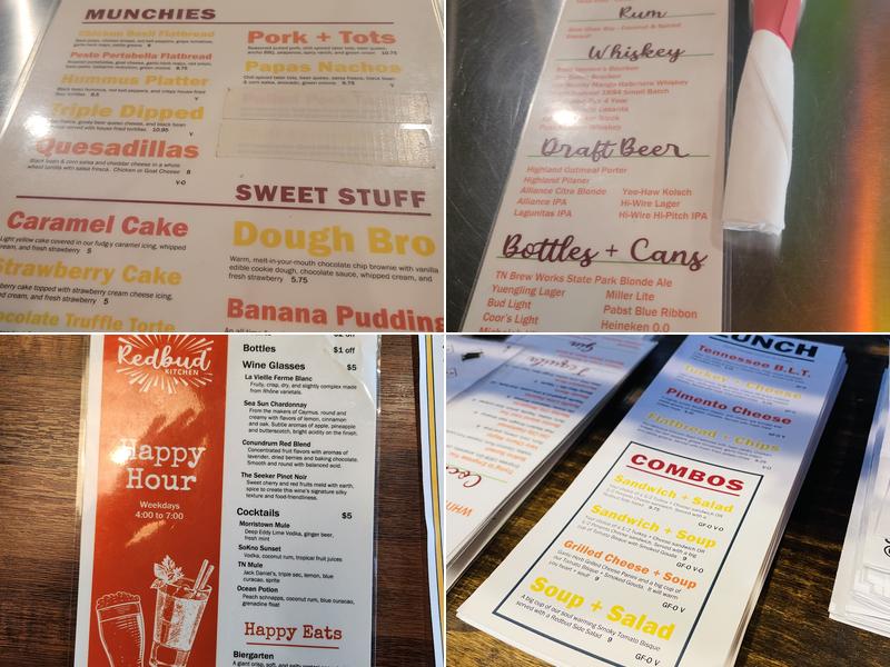 Redbud Kitchen Menu