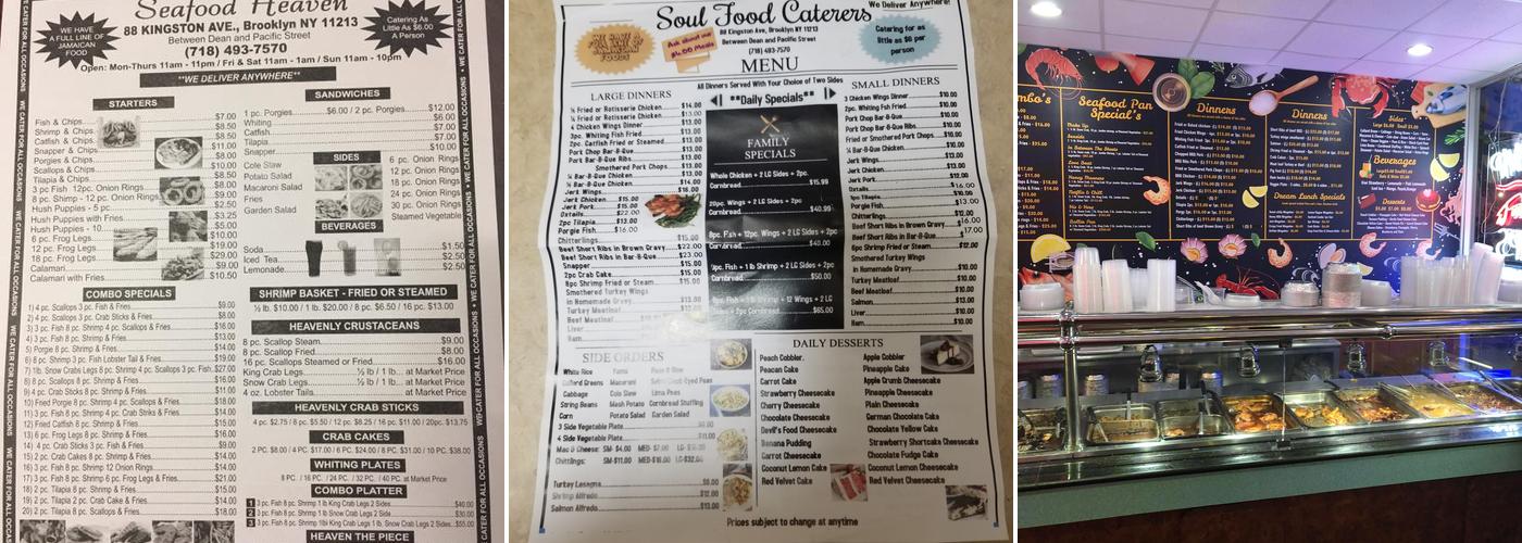 Soulfood Caterers Menu