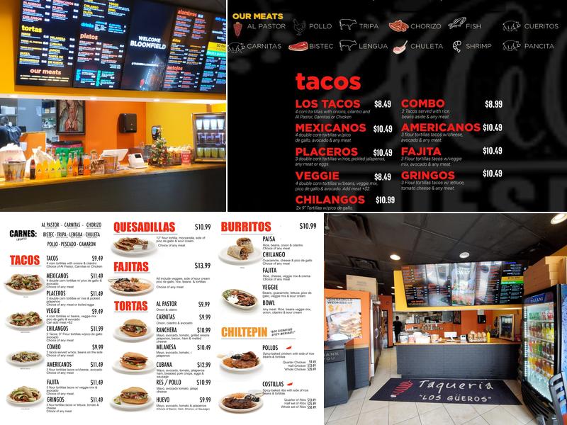 Taqueria Los Gueros Menu