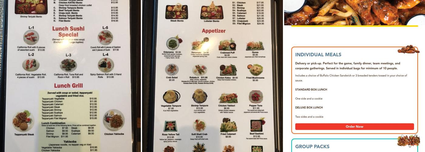 Wing Boss Menu