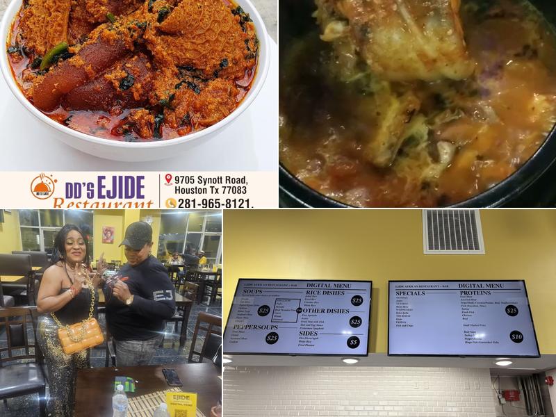EJIDE AFRICAN RESTAURANT Menu