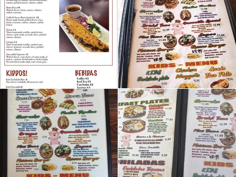 Birotes Restaurant Menu