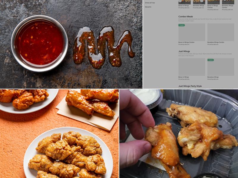 It's Just Wings Menu