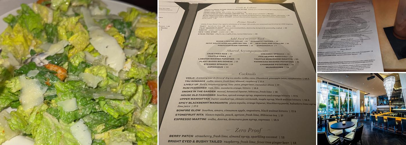 Truluck's Ocean's Finest Seafood & Crab Menu