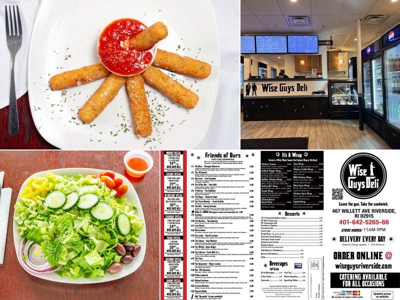 Wise Guys Deli and Pizza - Riverside Menu