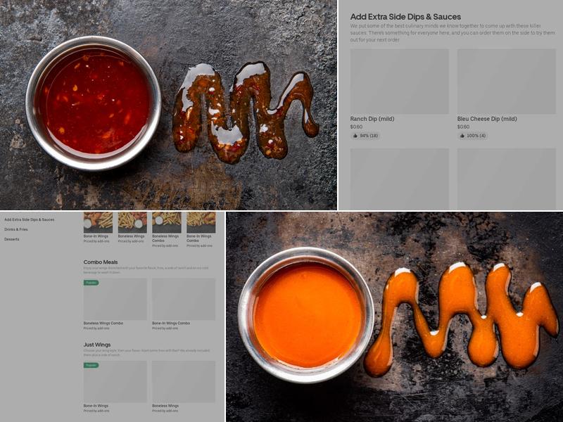 It's Just Wings Menu