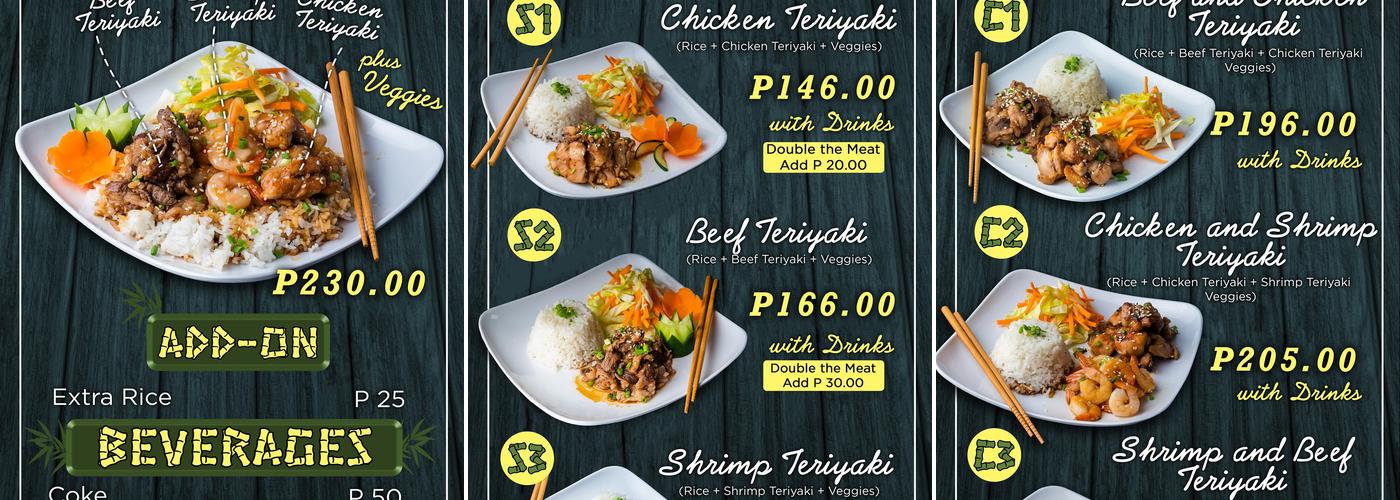 Bamboo Express Menu