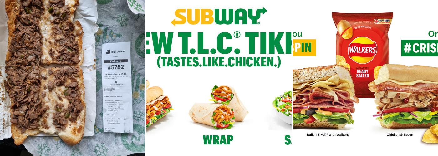 Subway Menu
