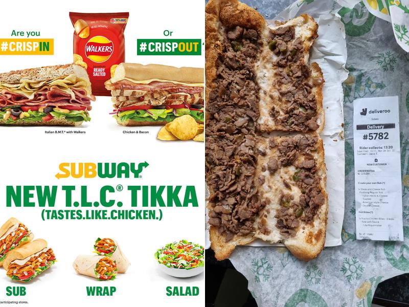 Subway Menu
