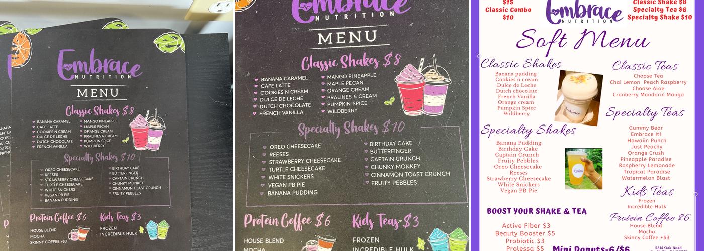 Phoenix Lockerroom Menu