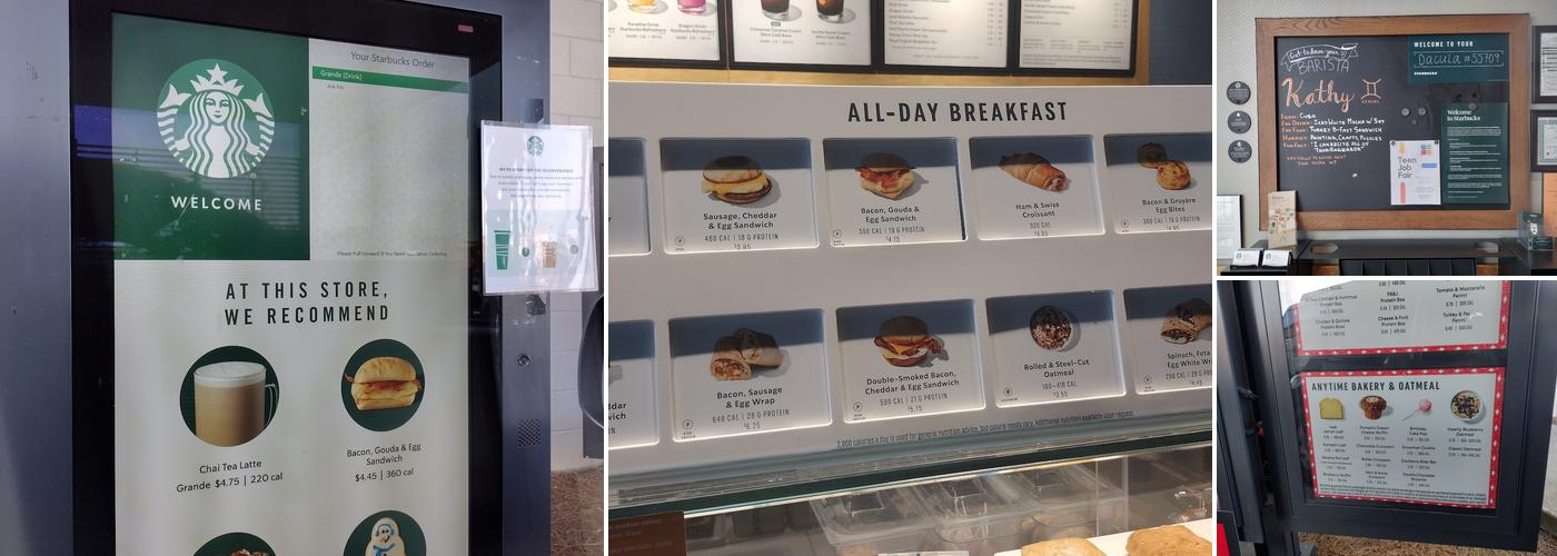 Starbucks Menu