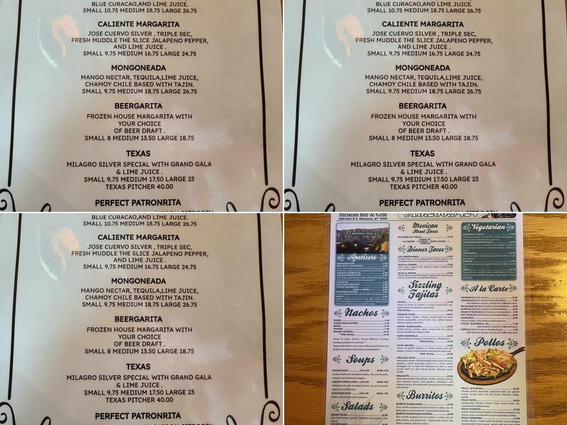 Tequilas Mexican Bar & Grill Menu