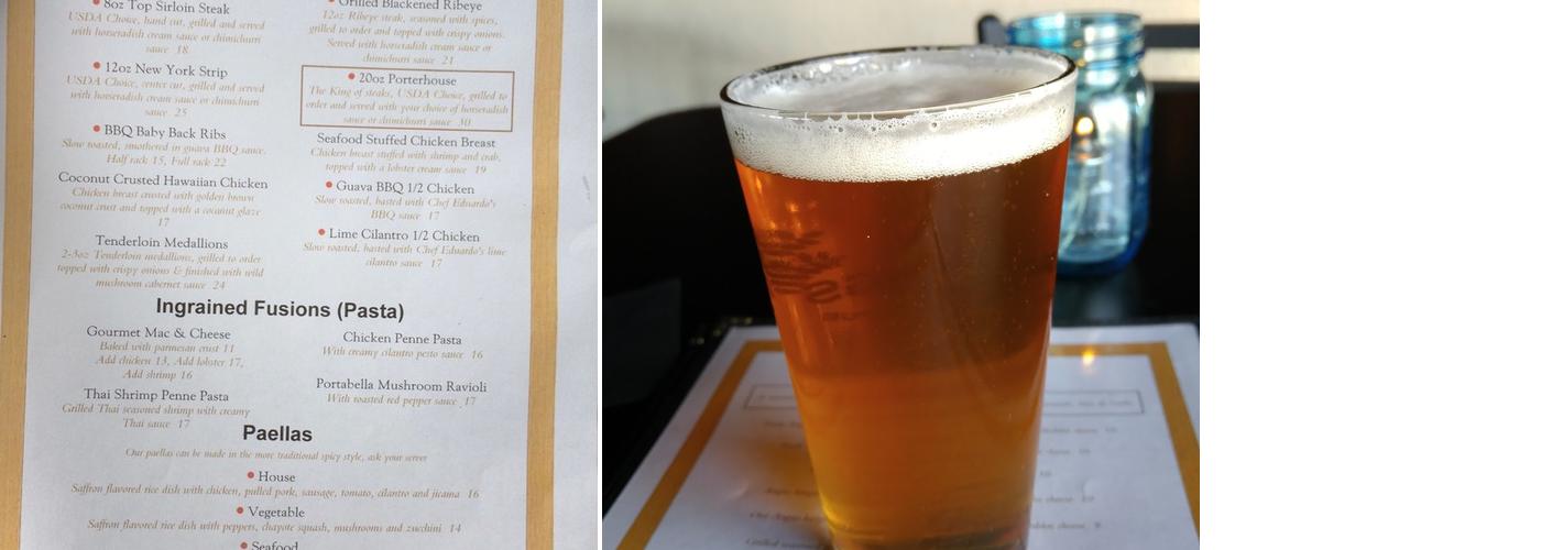 Cravings Bistro & Brew Pub Menu