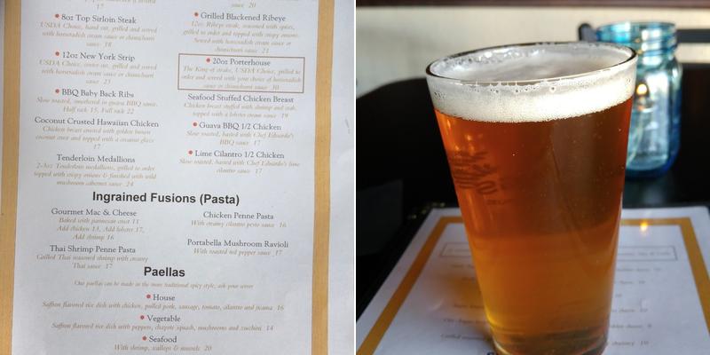 Cravings Bistro & Brew Pub Menu