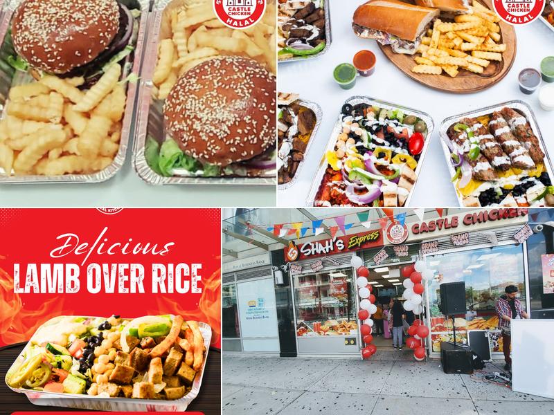 Castle Chicken and platters