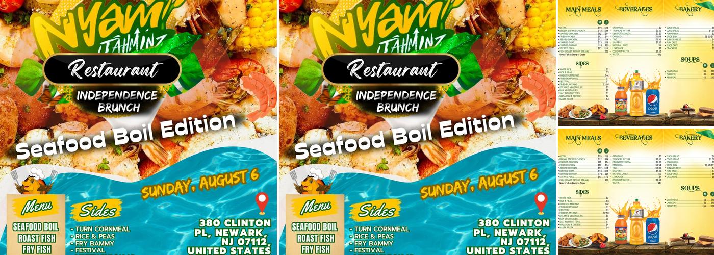 Nyamjahminz Catering Services Menu