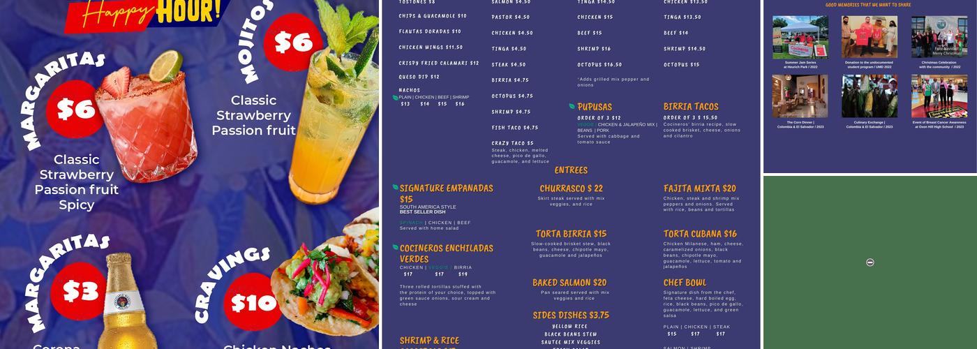 Cocineros Menu