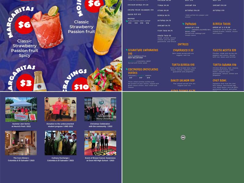 Cocineros Menu