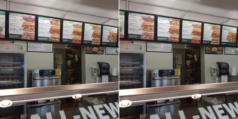 Subway Menu