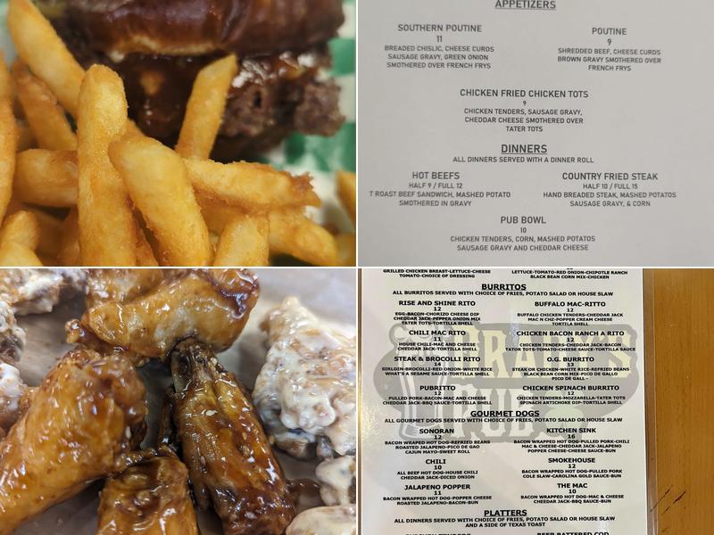 Brady's Pub Menu