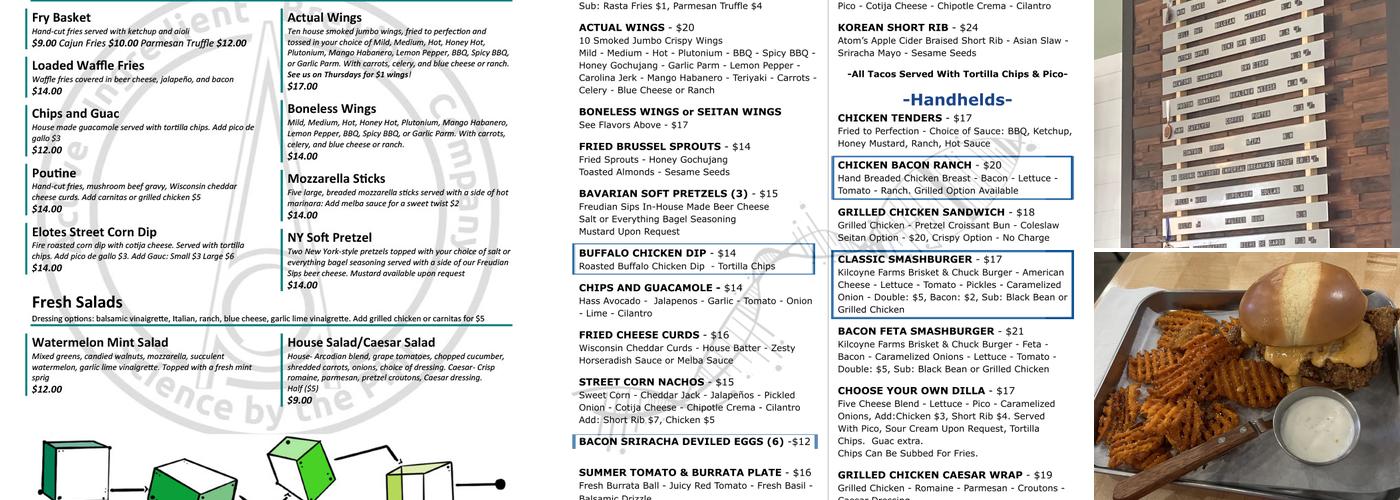 Active Ingredient Brewing Company Menu
