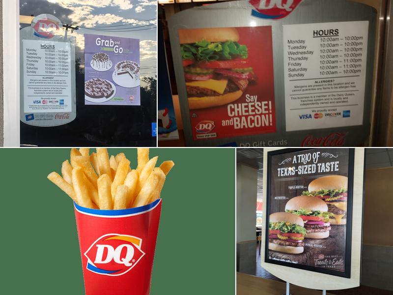 Dairy Queen Menu