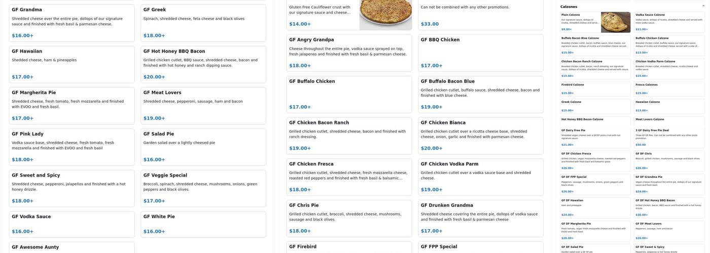 Famous Pizza Paramus Menu