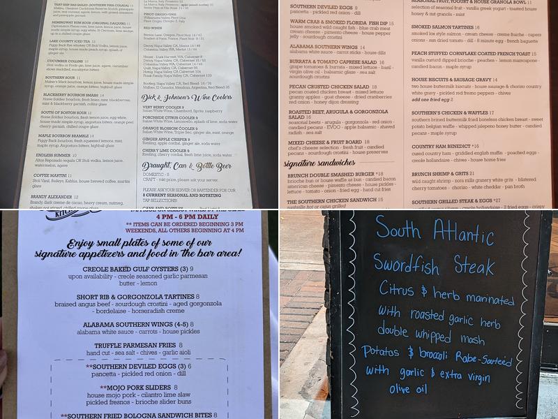 The Southern on 8th Menu