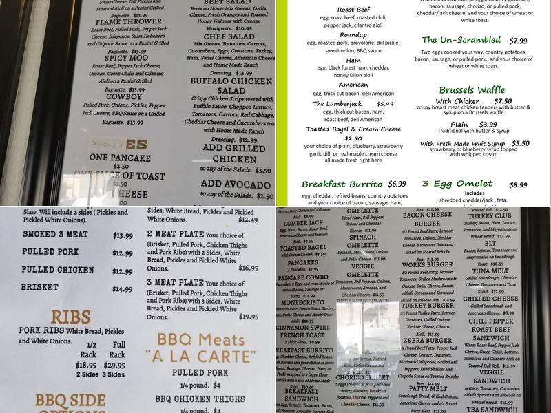 Meester Zebra Menu