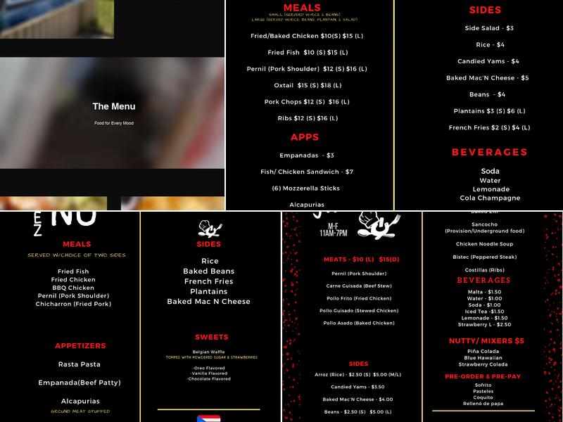 Ongeez Takeout Menu